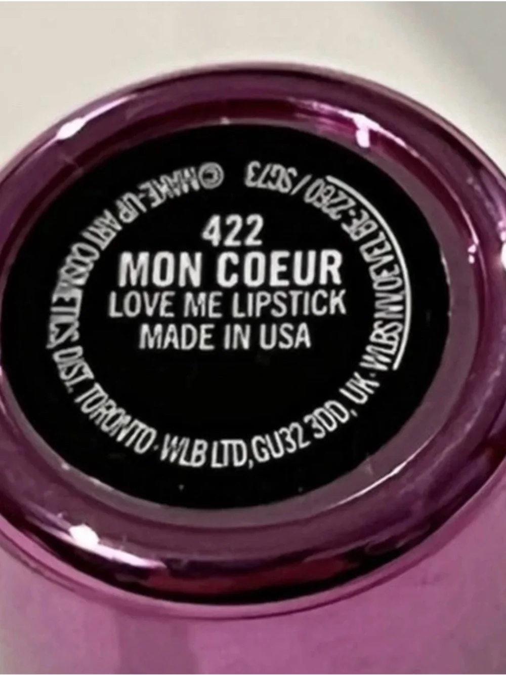 MAC Love Me Lipstick 422 Mon Coeur Discontinued